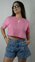 T shirt Voop Cropped Basic Pink