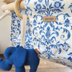 Combo Hamaca Hindú Azul + Colgador Elefante - tienda online