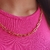 CHOKER MARIÁ BANHADO EM OURO 18K