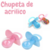 Chupeta acrilica decorativa lembrancia decoraçao festa aniversario cha de bebe