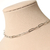 Choker colar corrente elo prateado folheado - comprar online