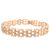 Pulseira Premium Bricks com Strass Folheada - comprar online