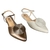 SAPATILHA SLINGBACK DE COURO OFF WHITE - loja online