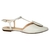 SAPATILHA SLINGBACK DE COURO OFF WHITE - comprar online