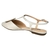 SAPATILHA SLINGBACK DE COURO OFF WHITE - Kali Shoes