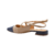 SCARPIN SLINGBACK COURO AZUL-MARINHO E NUDE na internet