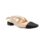 SCARPIN SLINGBACK DE COURO BICOLOR - comprar online