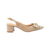 SCARPIN SLINGBACK COURO OFF WHITE