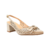 SCARPIN SLINGBACK COURO OFF WHITE - comprar online