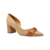 SCARPIN DE COURO NUDE PALHA - comprar online