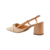 Scarpin Slingback Couro Palha Bege na internet