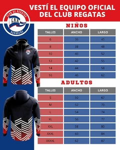 Campera deportiva CRB - Niños - Club de Regatas Baradero