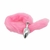 PLUG ANAL COM RABO ROSA LINHA LESS HARD