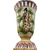 Vaso em porcelana faiança com motivos de gueixas e flores, meados do século XX 35 cm
