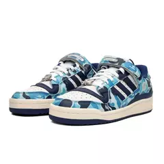 BAPE x Adidas Forum 84 Low 30th Anniversary Blue