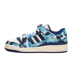 BAPE x Adidas Forum 84 Low 30th Anniversary Blue - comprar online