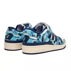 BAPE x Adidas Forum 84 Low 30th Anniversary Blue - loja online