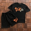 Trapstar Shortset Black & Orange