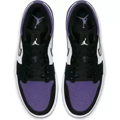 Air Jordan 1 Low Court Purple na internet