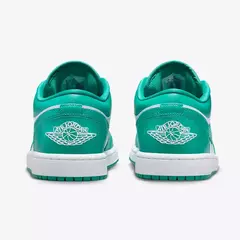 Air Jordan 1 Low White Turquoise Emerald - loja online