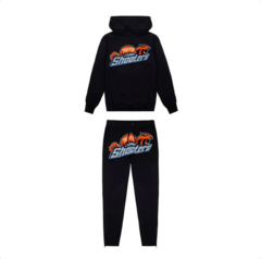 Trapstar Shooters Tracksuit Black & Orange