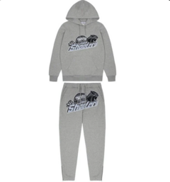 Trapstar Tracksuit Shooters Grey & Sky Blue