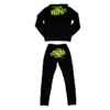 Pants set SynaWorld Black & Green