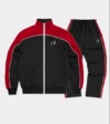 Corteiz Tracksuit Shotta Black & Red