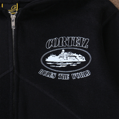 CORTEIZ HOODIE SET BLACK - loja online