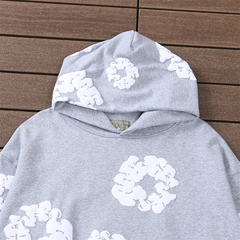 Denim Tears Hoodie Grey na internet