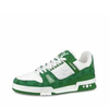 Louis Vuitton Trainer Low Monogram Denim Green