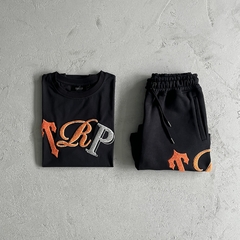 Trapstar Shortset Black & Orange - comprar online