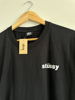 Camiseta Stussy Popsicle Tee Black na internet