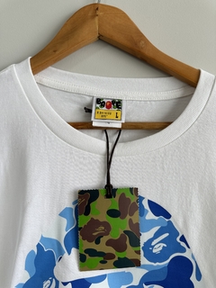 Camiseta Bape ABC Camo By Bathing Tee White/Blue - TD Company