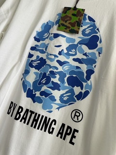 Camiseta Bape ABC Camo By Bathing Tee White/Blue