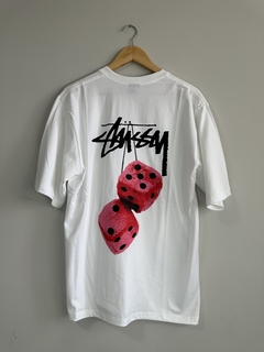 Camiseta Stussy Fuzzy Dice White