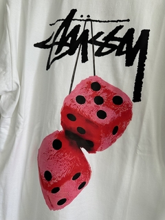 Imagem do Camiseta Stussy Fuzzy Dice White