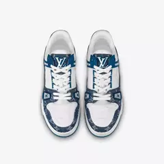 Louis Vuitton Trainer Low Monogram Denim Blue - comprar online