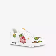 Nigo x Louis Vuitton Trainer Low White Duck Print - comprar online