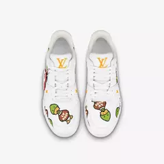 Nigo x Louis Vuitton Trainer Low White Duck Print na internet