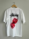 Camiseta Stussy Fuzzy Dice White