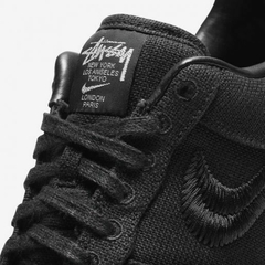 Stussy x Nike Air Force 1 Triple Black - loja online