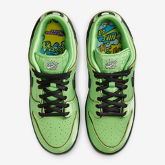 The Powerpuff Girls x Nike SB Dunk Low Buttercup na internet