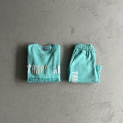 Trapstar Chenille Shorts Tiffanyy Blue