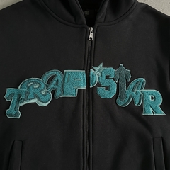 Trapstar Tonal Wildcard Hoody-Black/Teal na internet