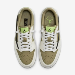 Travis Scott x Air Jordan 1 Low Golf Neutral Olive - TD Company