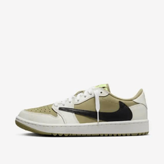 Travis Scott x Air Jordan 1 Low Golf Neutral Olive na internet