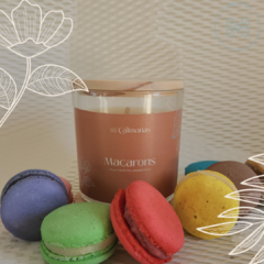 Vela Vegetal Macarons 180g - Calmarias