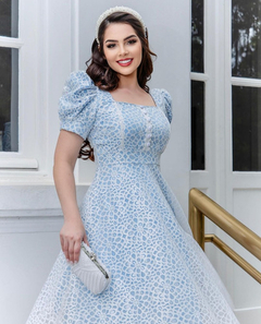 Vestido Dalila Maria Amore Cód 4643 - Maria's Moda Modesta