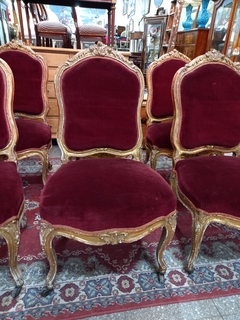 Juego De 12 Piezas Sillones Francia Siglo Xix - ManyAntiques